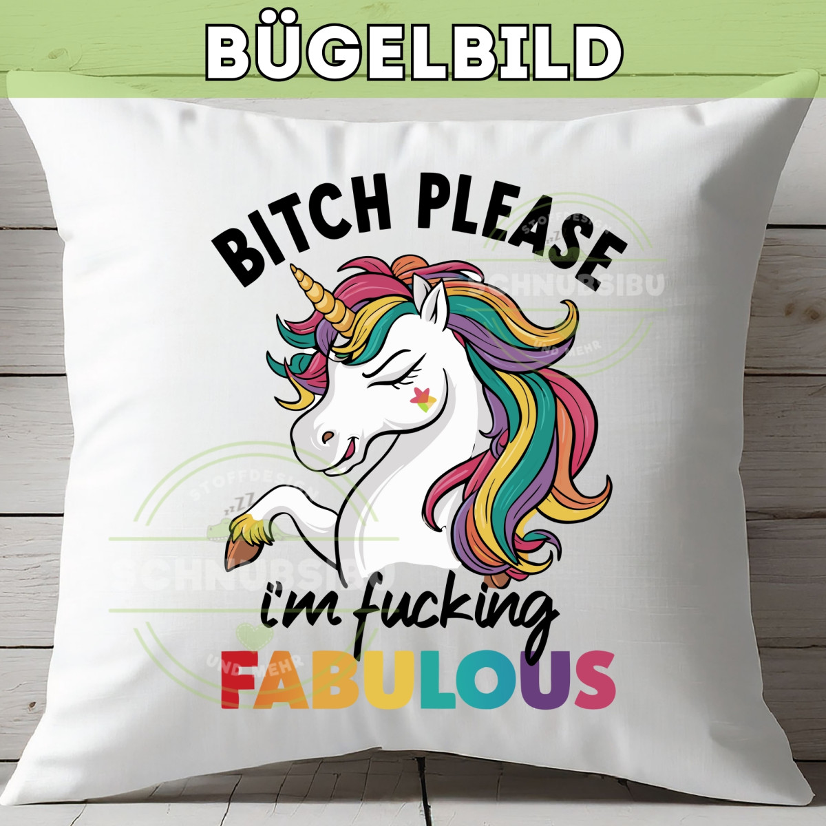 Bügelbild Fabulous